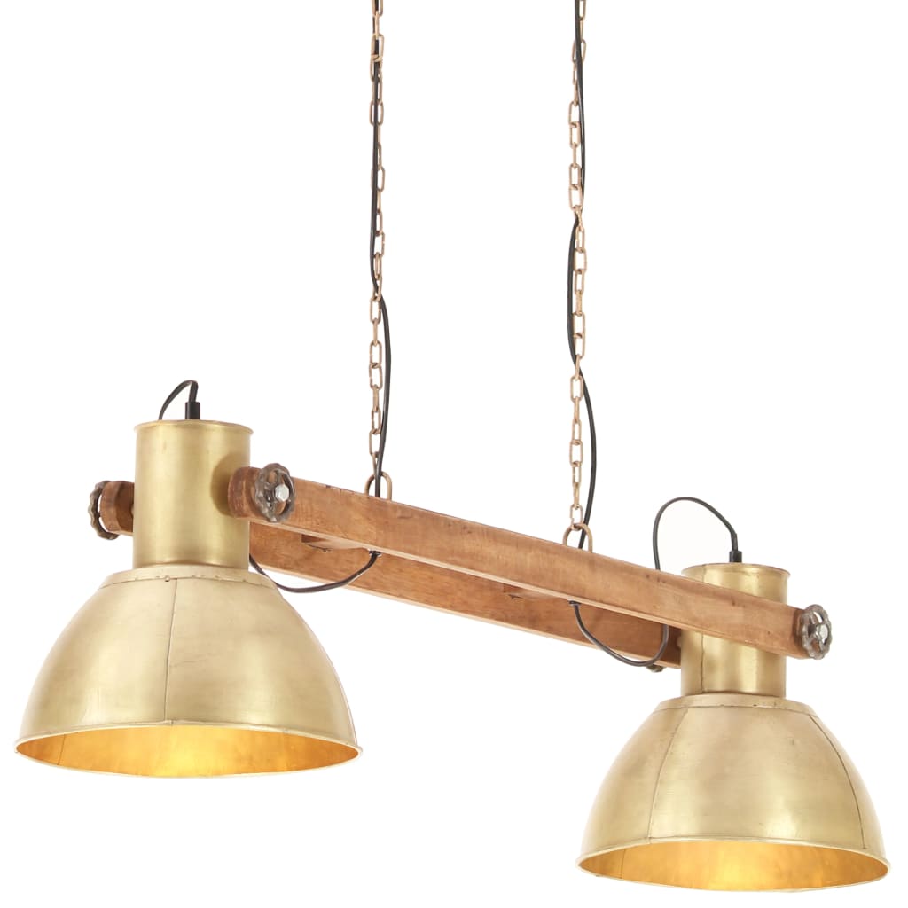 Hanglamp industrieel 25 W E27 109 cm messingkleurig is nu te koop bij PeponiXL, paradijselijk wonen!