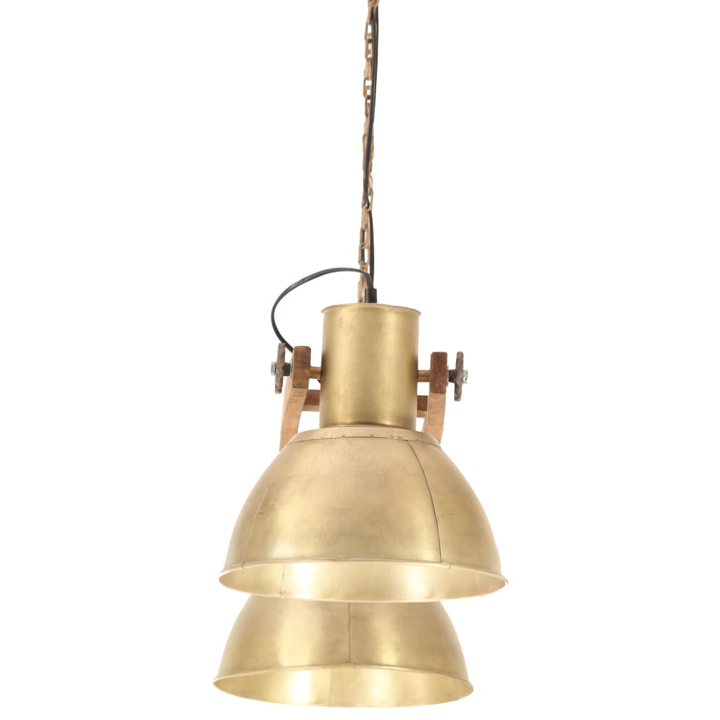 Hanglamp industrieel 25 W E27 109 cm messingkleurig is nu te koop bij PeponiXL, paradijselijk wonen!