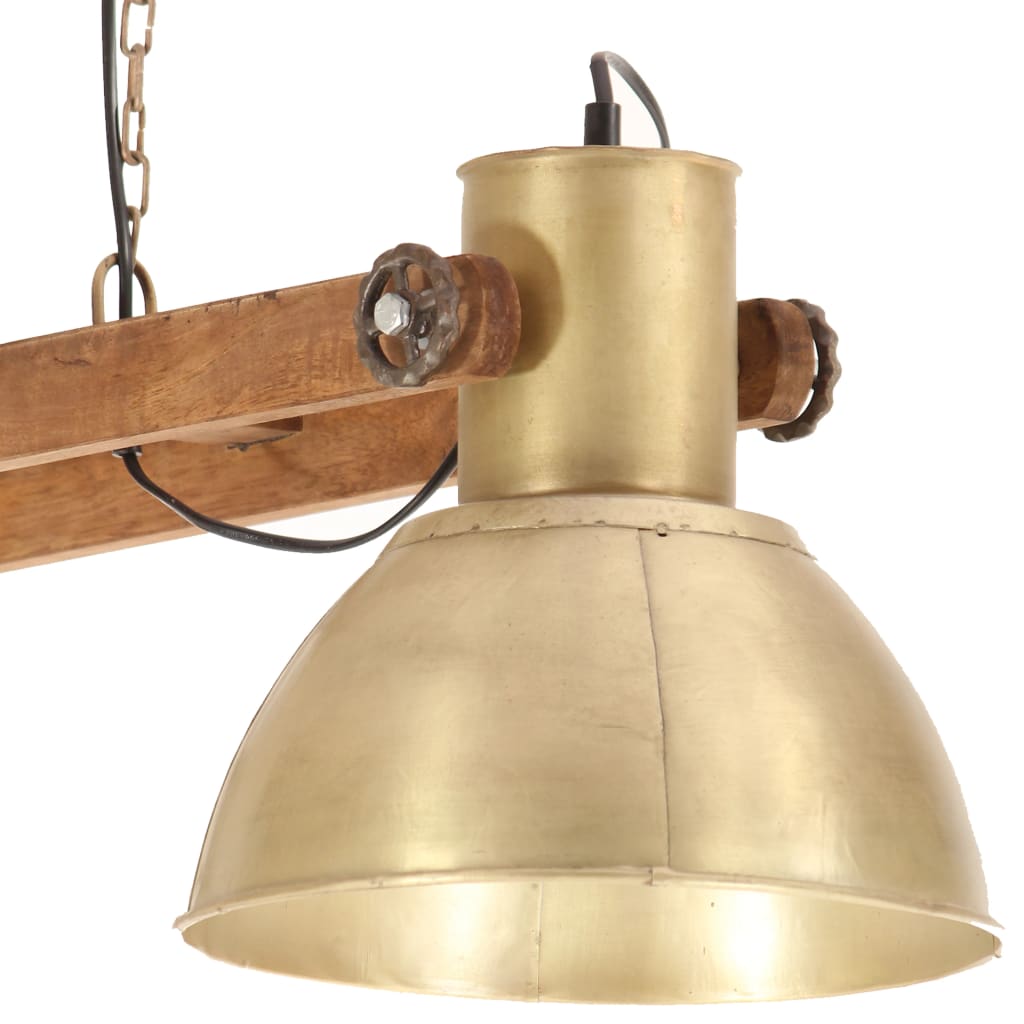 Hanglamp industrieel 25 W E27 109 cm messingkleurig is nu te koop bij PeponiXL, paradijselijk wonen!