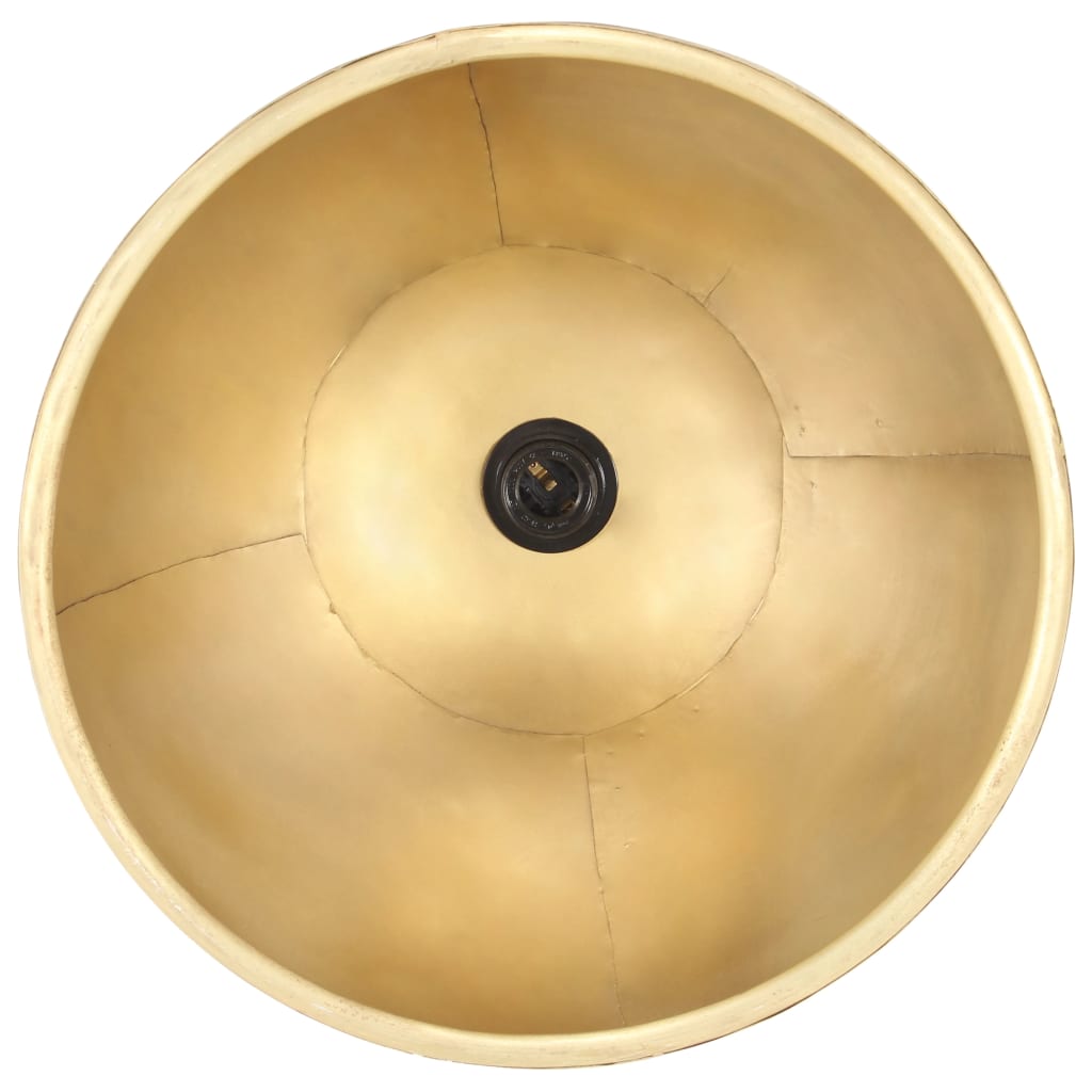 Hanglamp industrieel rond 25 W E27 40 cm messingkleurig is nu te koop bij PeponiXL, paradijselijk wonen!