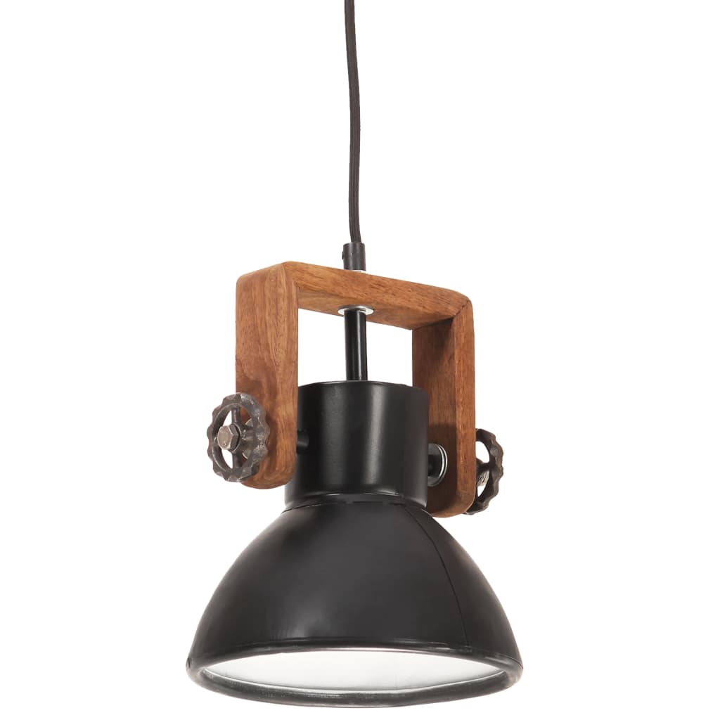 Hanglamp industrieel rond 25 W E27 19 cm zwart is nu te koop bij PeponiXL, paradijselijk wonen!