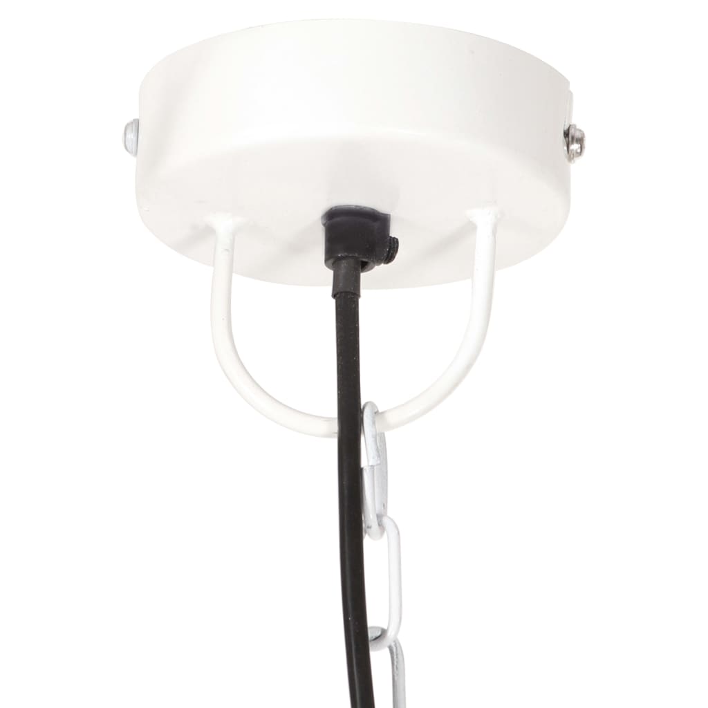 Hanglamp industrieel rond 25 W E27 30 cm wit is nu te koop bij PeponiXL, paradijselijk wonen!