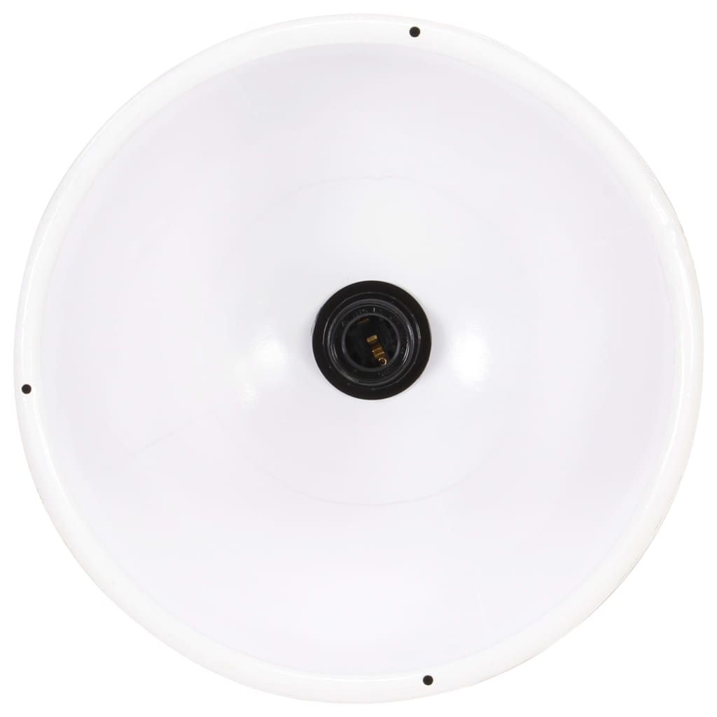 Hanglamp industrieel rond 25 W E27 30 cm wit is nu te koop bij PeponiXL, paradijselijk wonen!