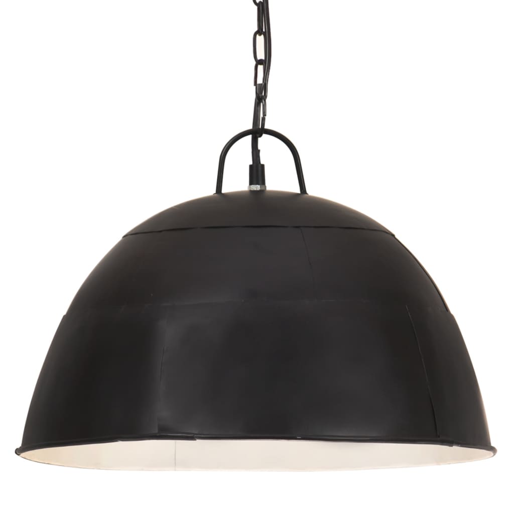 Hanglamp industrieel vintage rond 25 W E27 41 cm zwart is nu te koop bij PeponiXL, paradijselijk wonen!