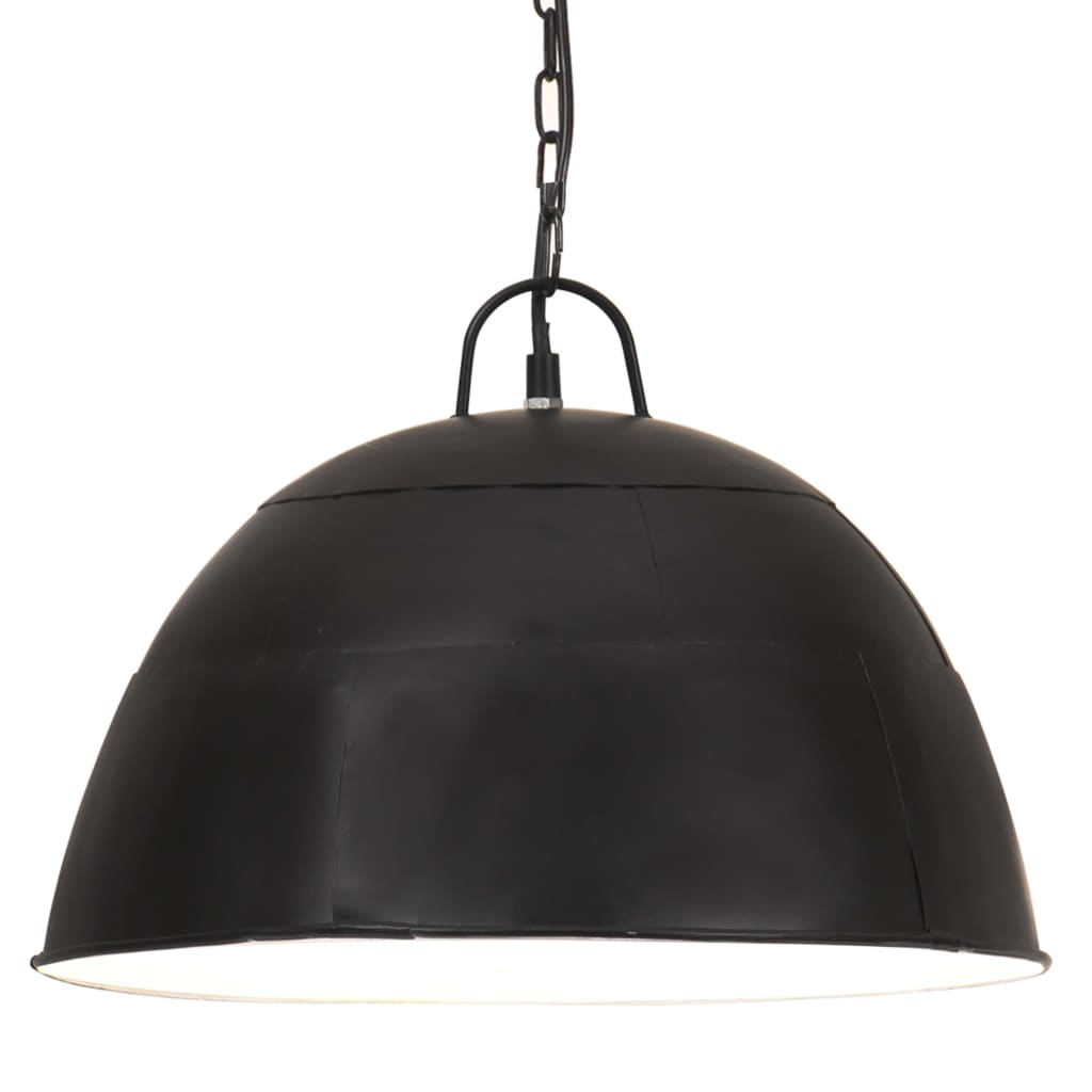 Hanglamp industrieel vintage rond 25 W E27 41 cm zwart is nu te koop bij PeponiXL, paradijselijk wonen!