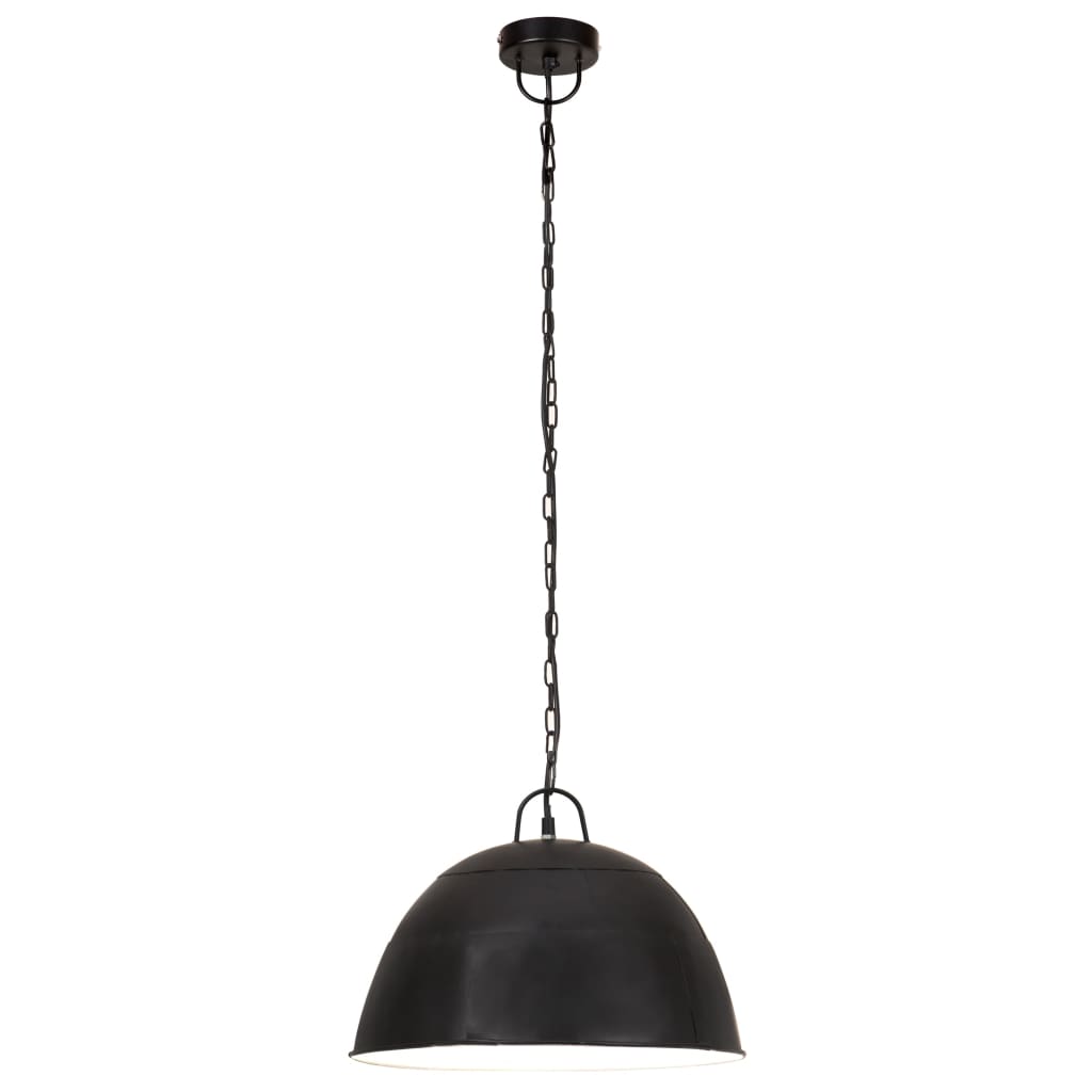 Hanglamp industrieel vintage rond 25 W E27 41 cm zwart is nu te koop bij PeponiXL, paradijselijk wonen!