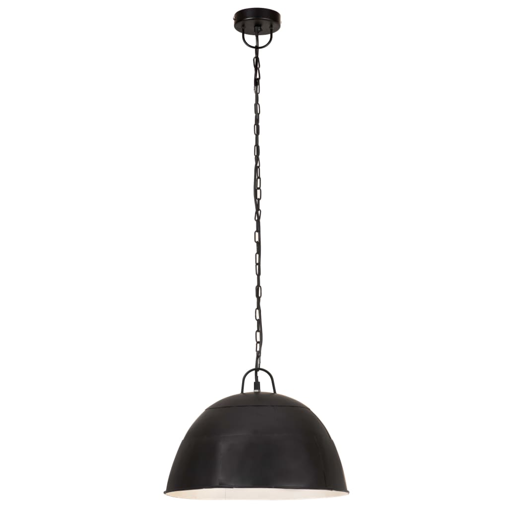 Hanglamp industrieel vintage rond 25 W E27 41 cm zwart is nu te koop bij PeponiXL, paradijselijk wonen!