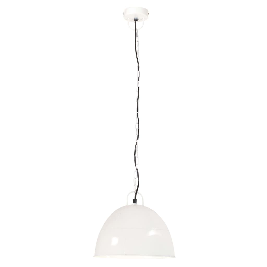 Hanglamp industrieel vintage rond 25 W E27 31 cm wit is nu te koop bij PeponiXL, paradijselijk wonen!