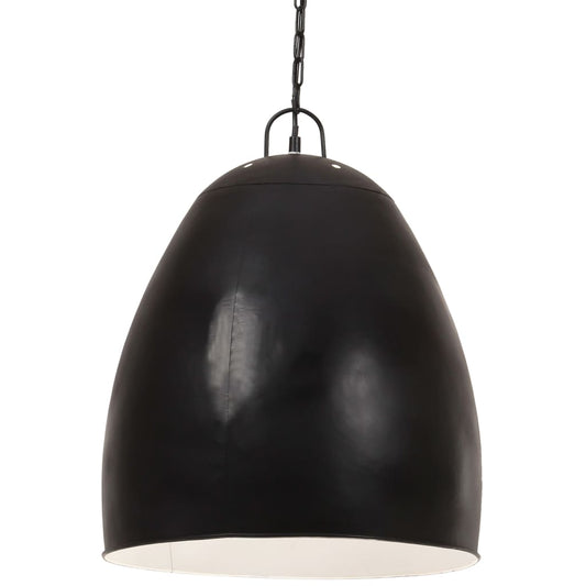 Hanglamp industrieel rond 25 W E27 42 cm zwart is nu te koop bij PeponiXL, paradijselijk wonen!