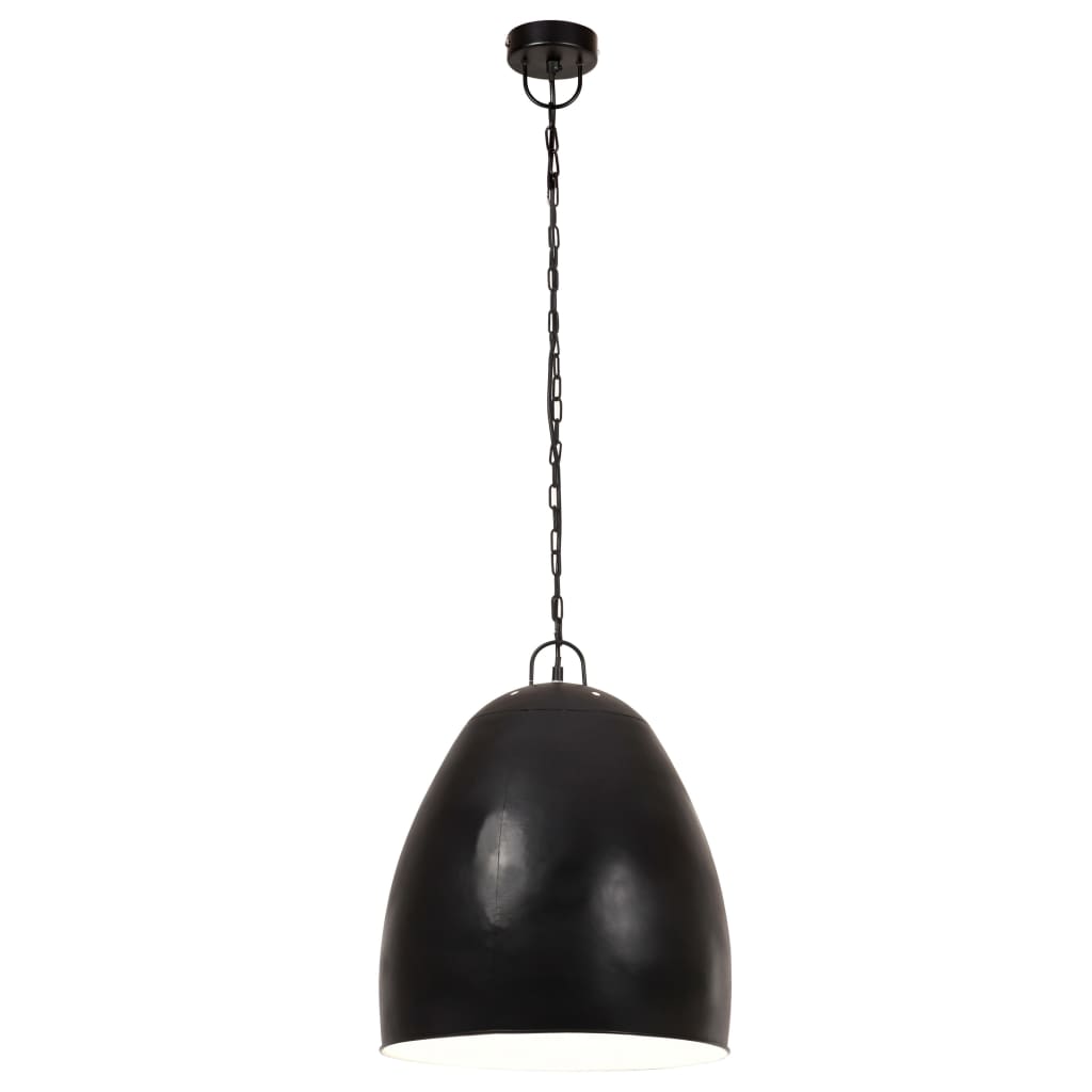 Hanglamp industrieel rond 25 W E27 42 cm zwart is nu te koop bij PeponiXL, paradijselijk wonen!