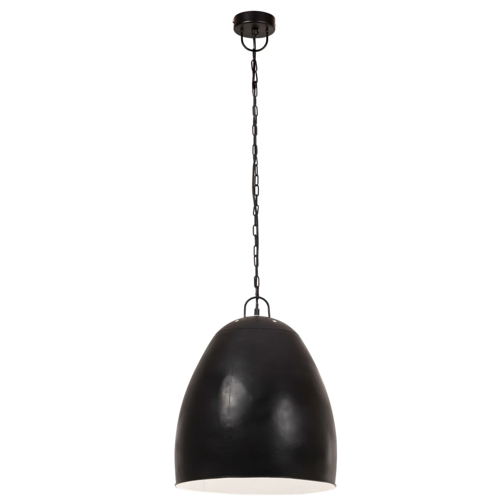 Hanglamp industrieel rond 25 W E27 42 cm zwart is nu te koop bij PeponiXL, paradijselijk wonen!