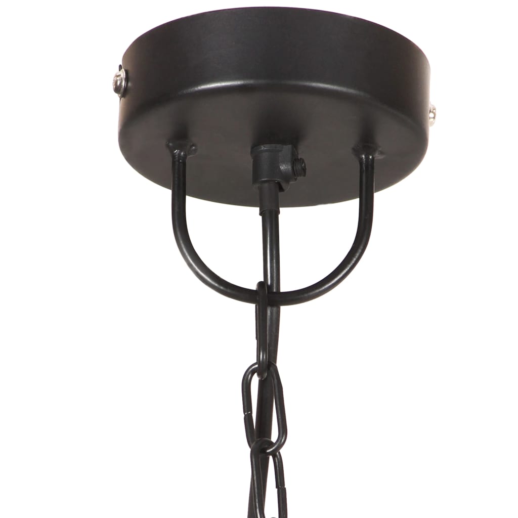 Hanglamp industrieel rond 25 W E27 42 cm zwart is nu te koop bij PeponiXL, paradijselijk wonen!