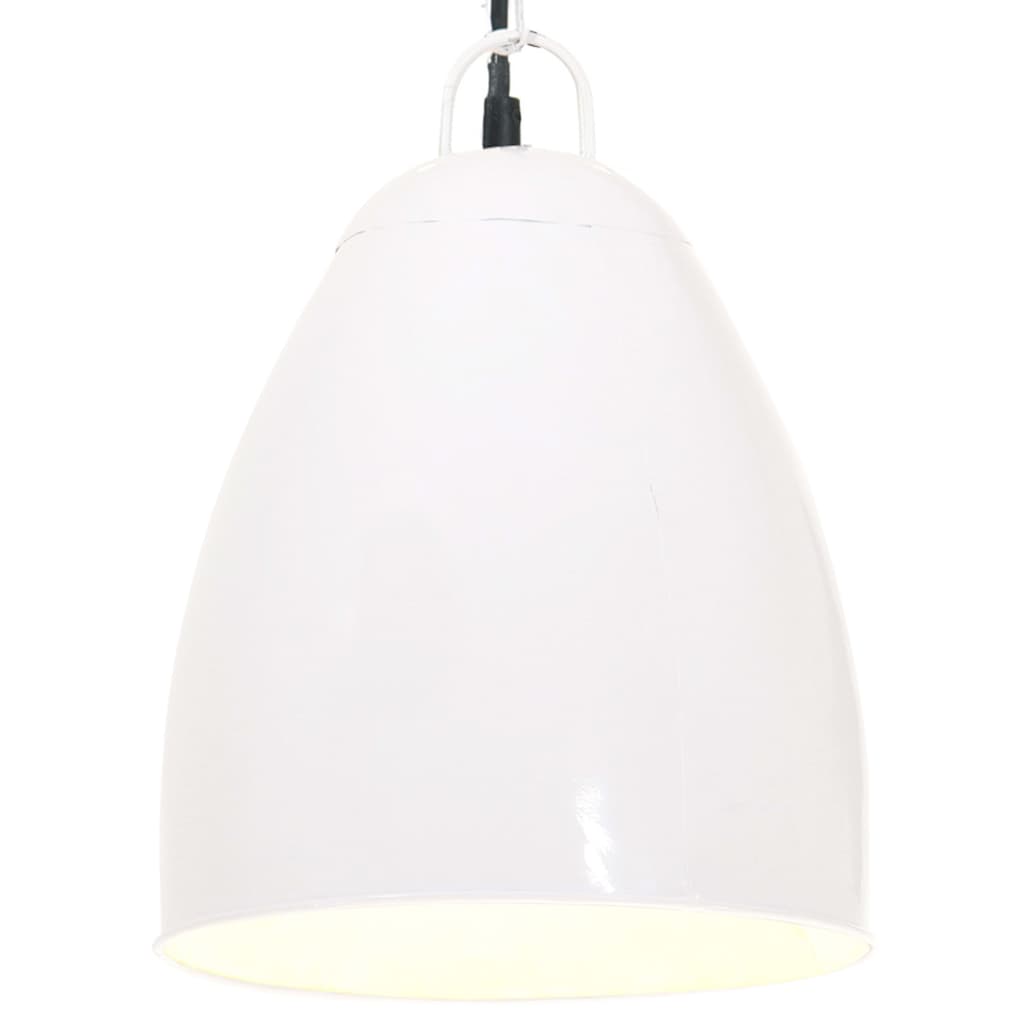 Hanglamp industrieel rond 25 W E27 32 cm wit is nu te koop bij PeponiXL, paradijselijk wonen!