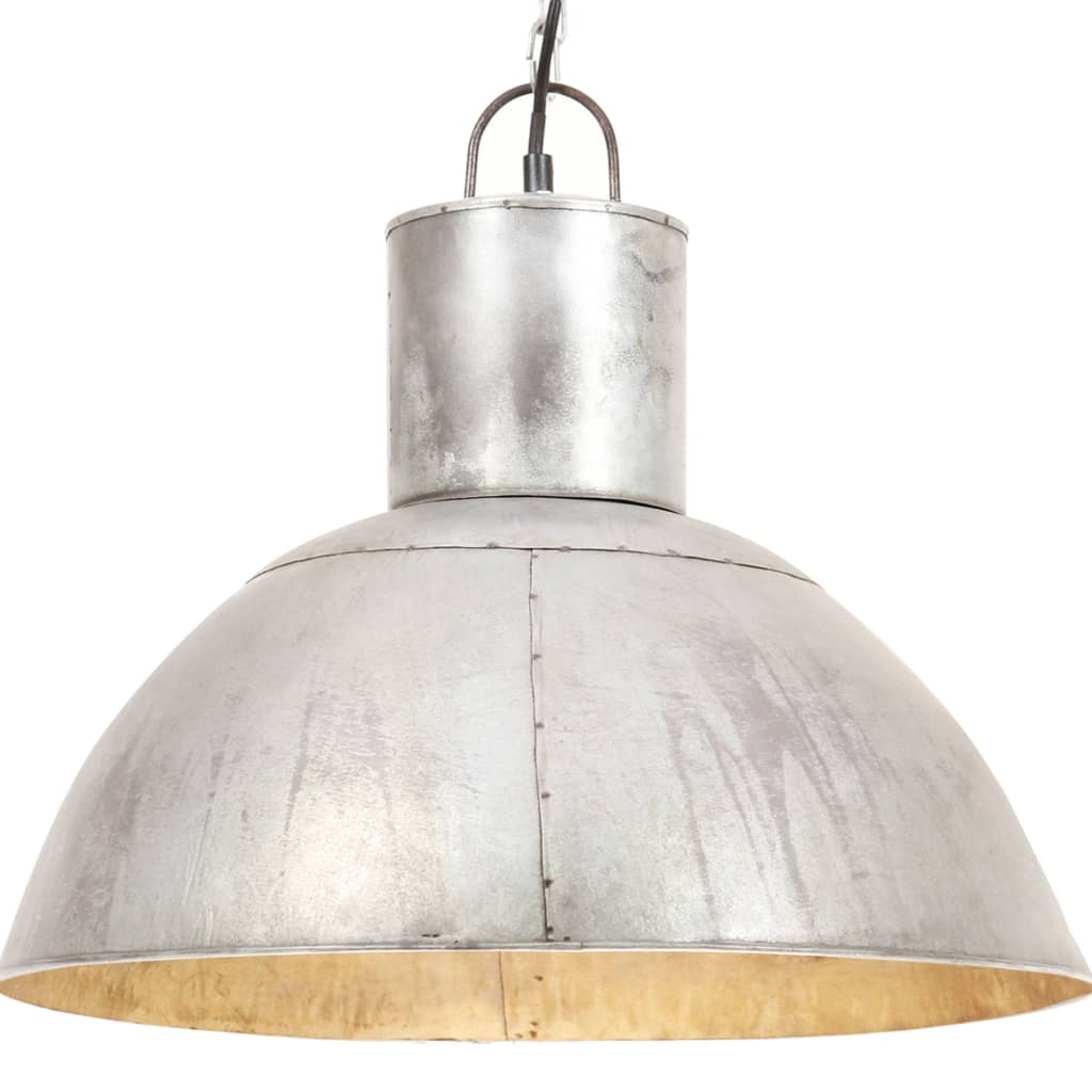 Hanglamp rond 25 W E27 48 cm zilverkleurig is nu te koop bij PeponiXL, paradijselijk wonen!