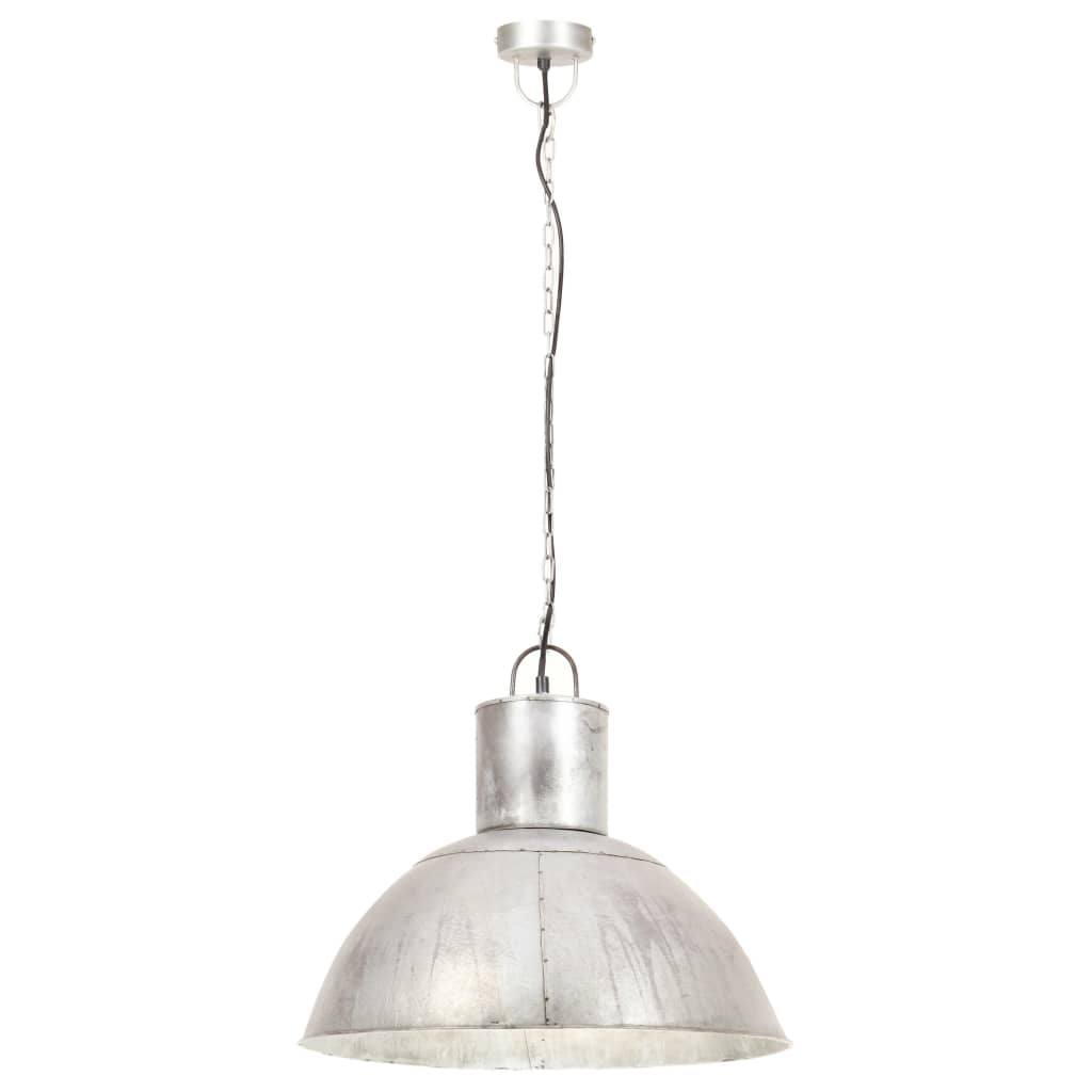 Hanglamp rond 25 W E27 48 cm zilverkleurig is nu te koop bij PeponiXL, paradijselijk wonen!