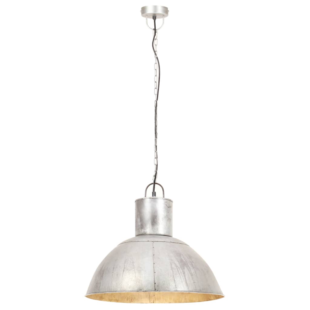 Hanglamp rond 25 W E27 48 cm zilverkleurig is nu te koop bij PeponiXL, paradijselijk wonen!