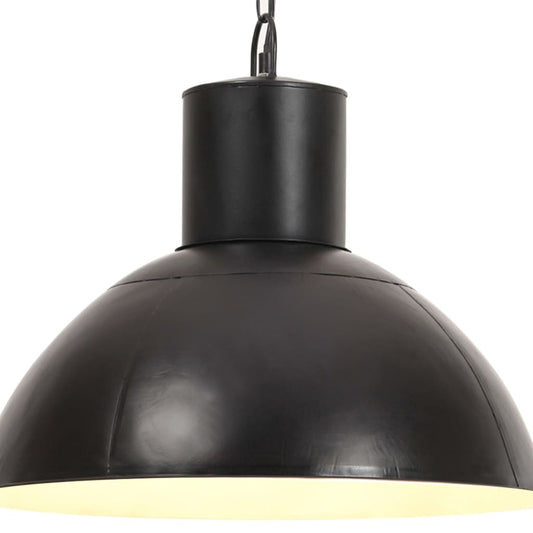 Hanglamp rond 25 W E27 48 cm zwart is nu te koop bij PeponiXL, paradijselijk wonen!