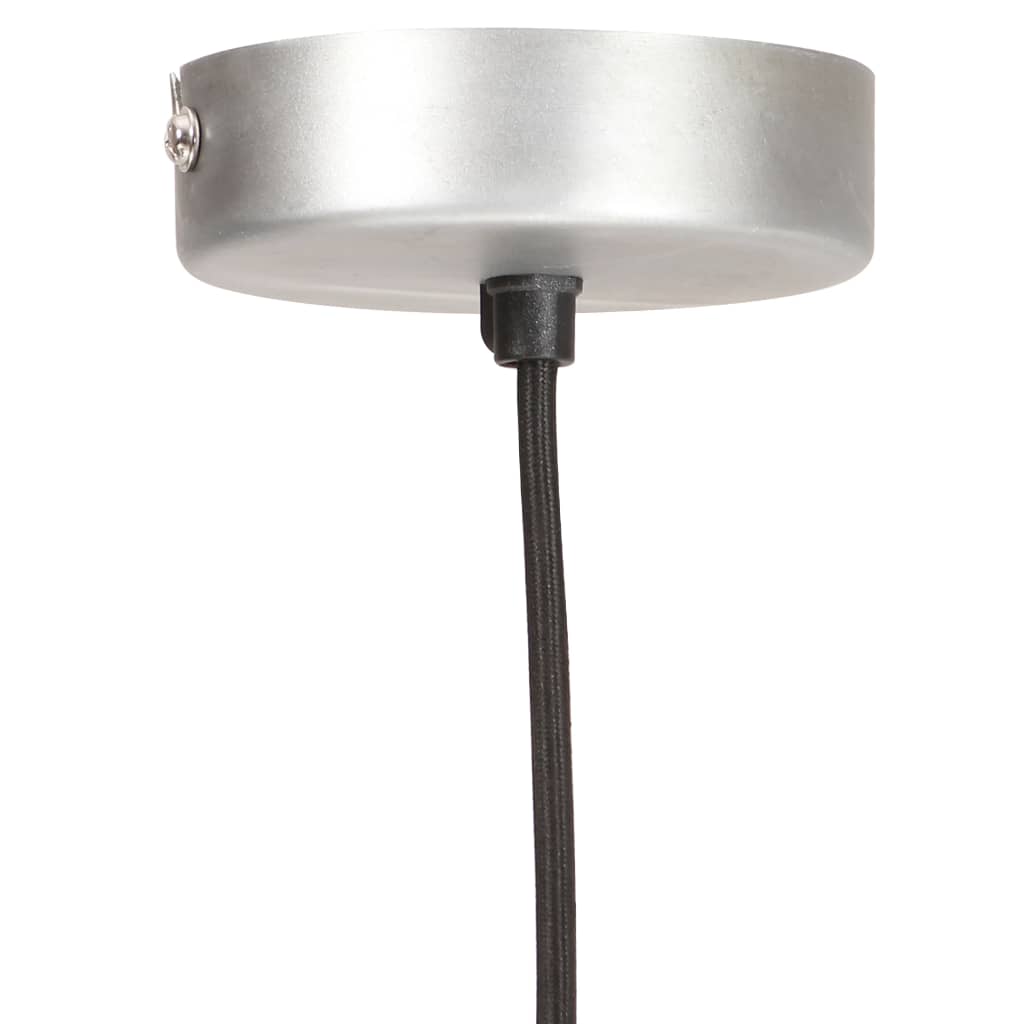 Hanglamp rond 25 W E27 28,5 cm zilverkleurig is nu te koop bij PeponiXL, paradijselijk wonen!