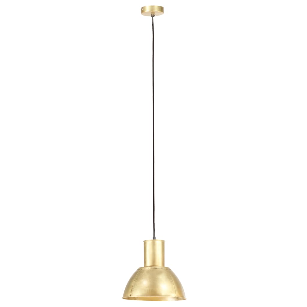 Hanglamp rond 25 W E27 28,5 cm messingkleurig is nu te koop bij PeponiXL, paradijselijk wonen!