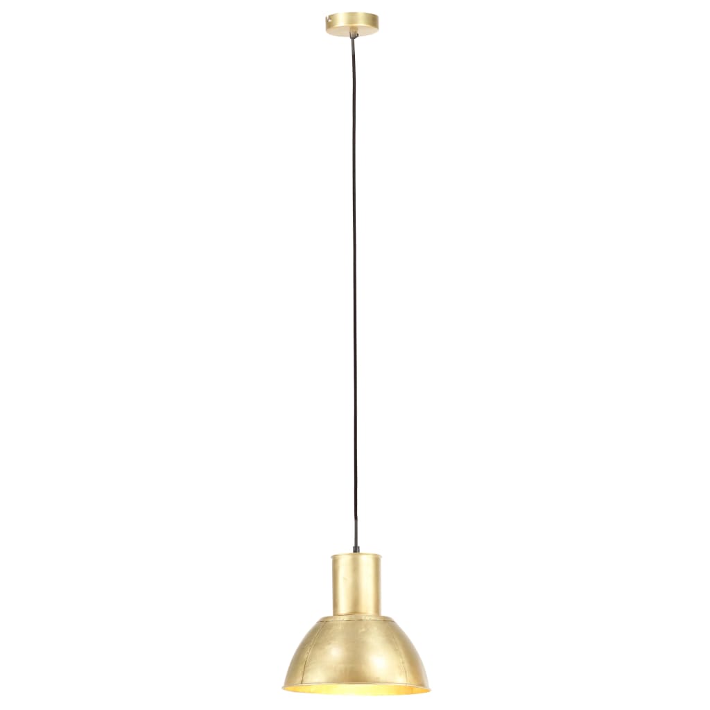 Hanglamp rond 25 W E27 28,5 cm messingkleurig is nu te koop bij PeponiXL, paradijselijk wonen!