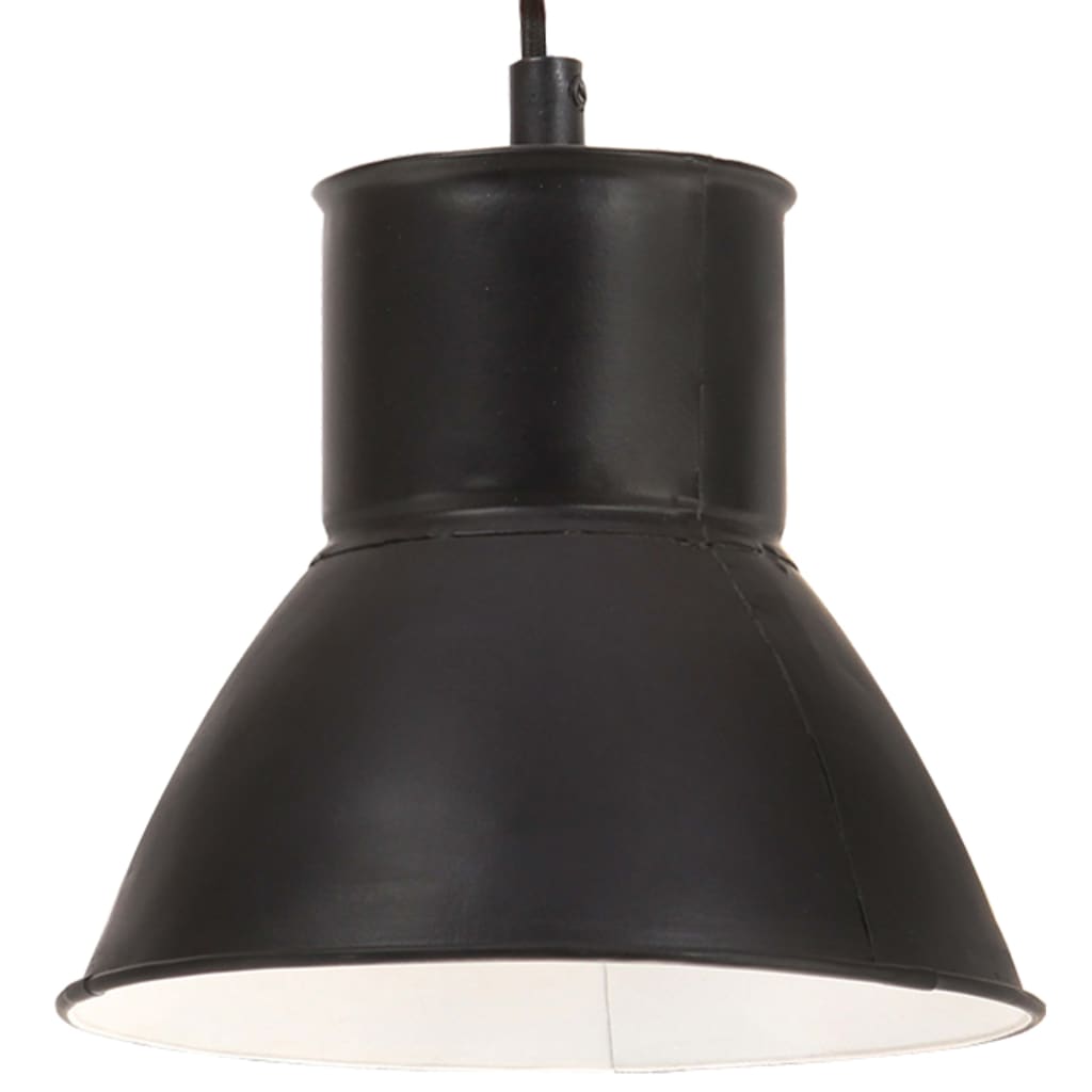 Hanglamp rond 25 W E27 17 cm zwart is nu te koop bij PeponiXL, paradijselijk wonen!