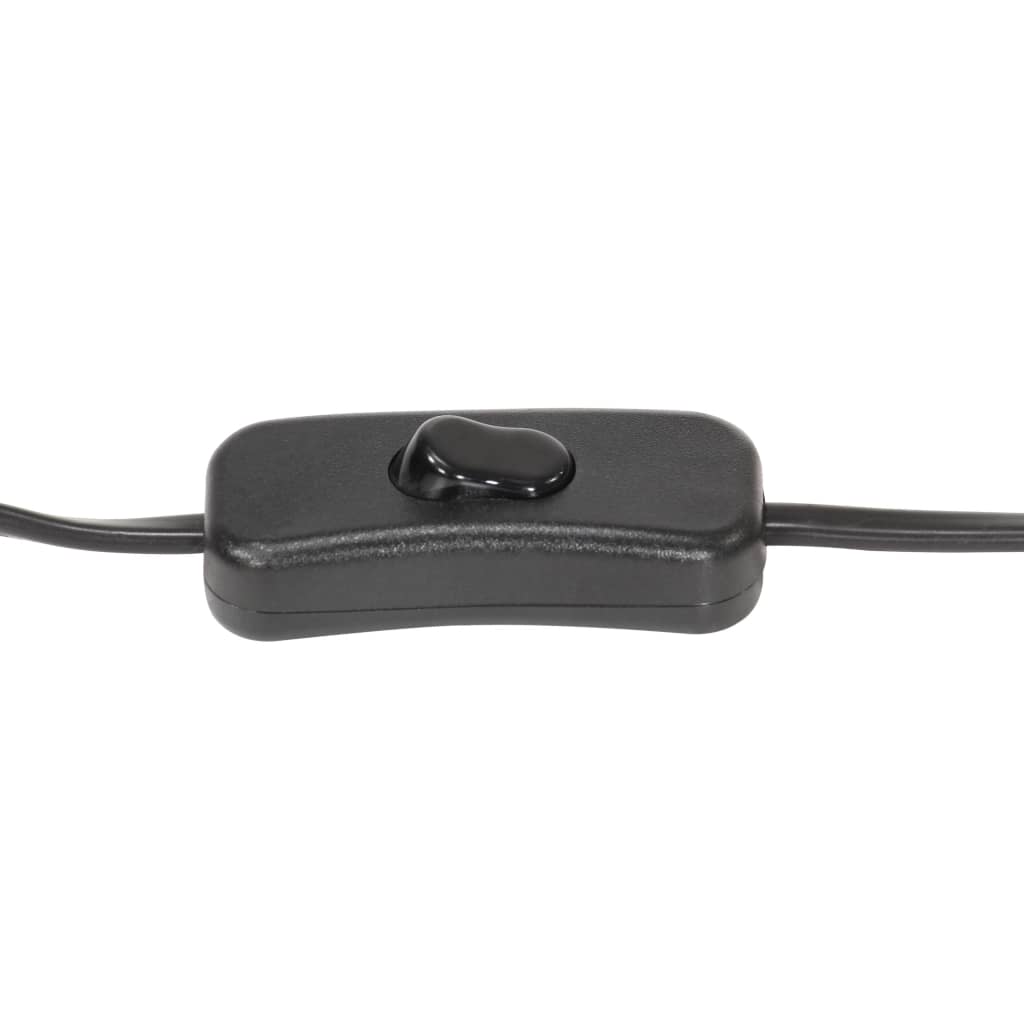 Vloerlamp E27 massief mangohout wit