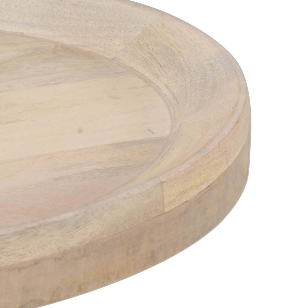 Bijzettafel Ø50x55 cm massief mangohout is nu te koop bij PeponiXL, paradijselijk wonen!