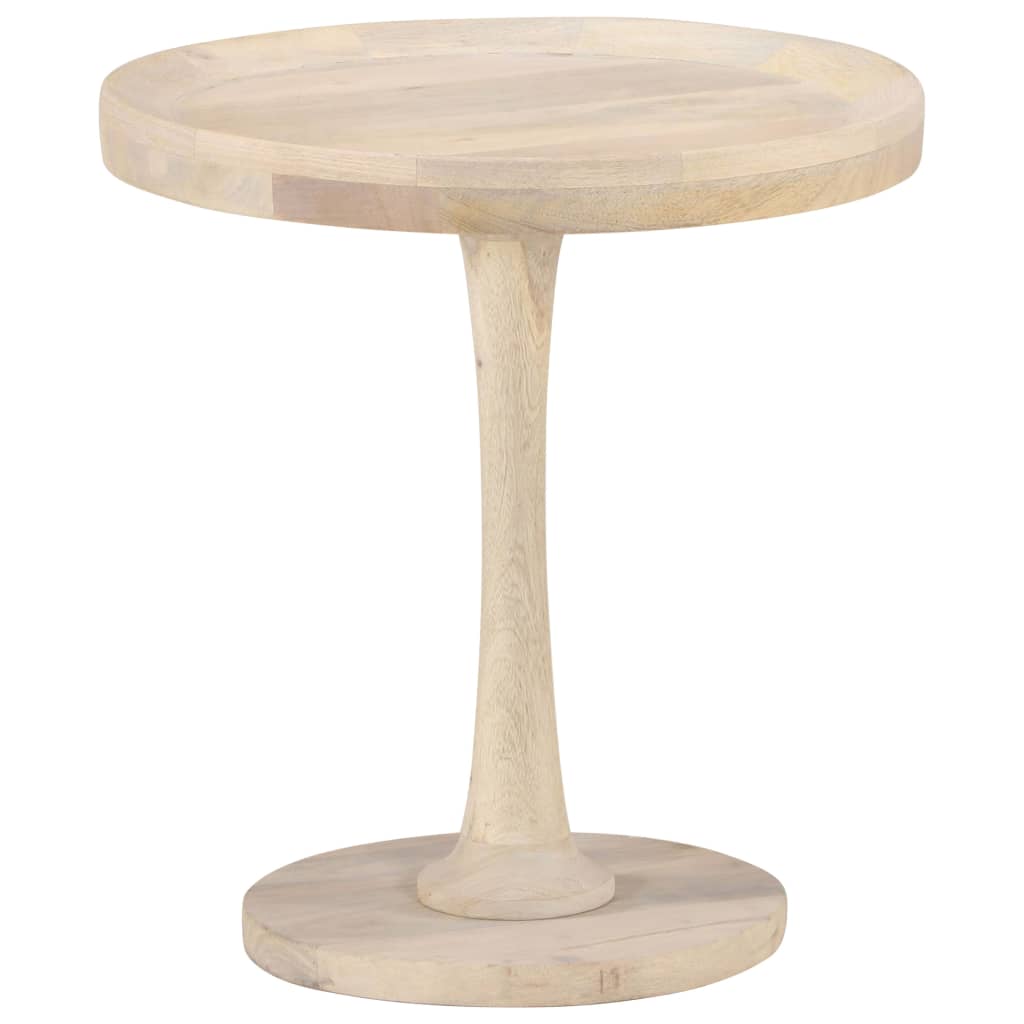 Bijzettafel Ø50x55 cm massief mangohout is nu te koop bij PeponiXL, paradijselijk wonen!