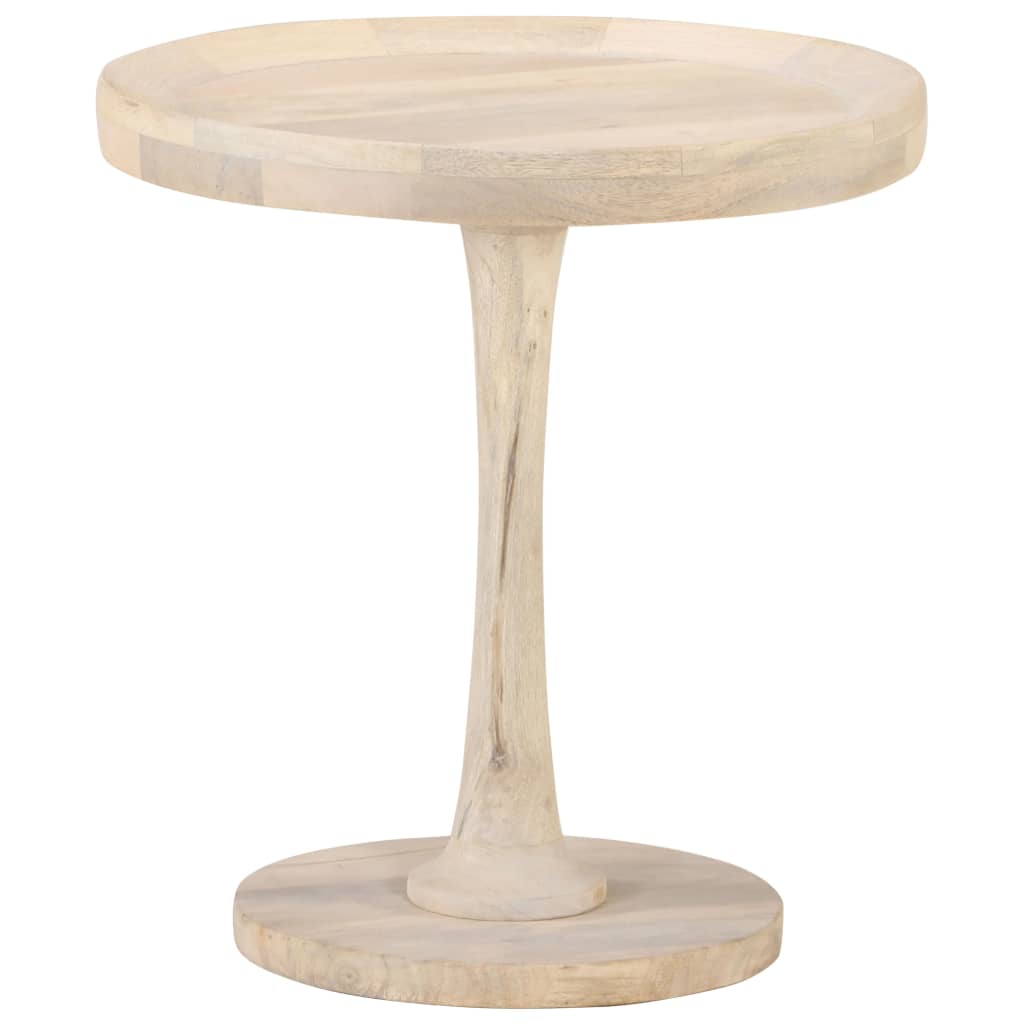 Bijzettafel Ø50x55 cm massief mangohout is nu te koop bij PeponiXL, paradijselijk wonen!