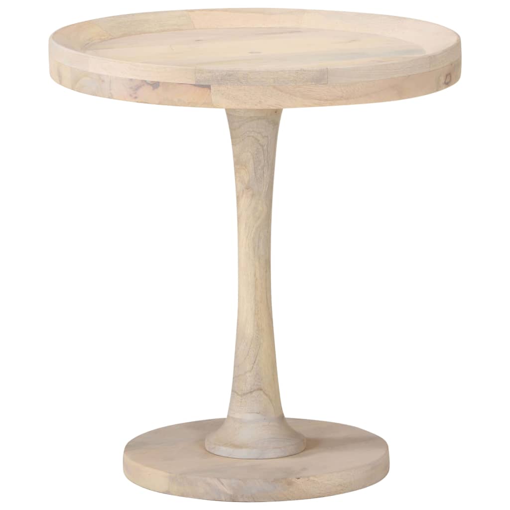 Bijzettafel Ø50x55 cm massief mangohout is nu te koop bij PeponiXL, paradijselijk wonen!