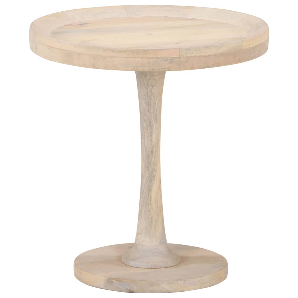 Bijzettafel Ø50x55 cm massief mangohout is nu te koop bij PeponiXL, paradijselijk wonen!