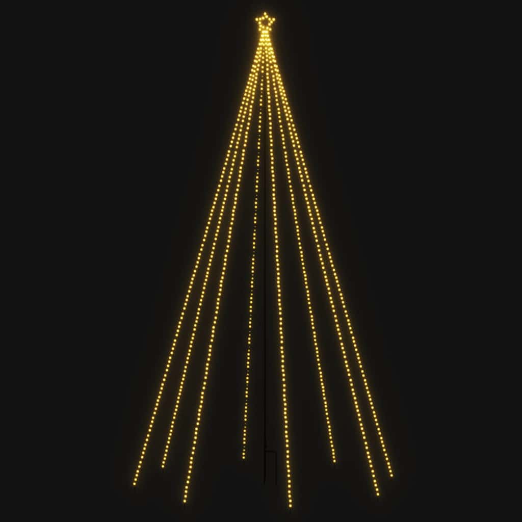 Kerstboomverlichting waterval binnen buiten 400 LED's 2,5 m is nu te koop bij PeponiXL, paradijselijk wonen!