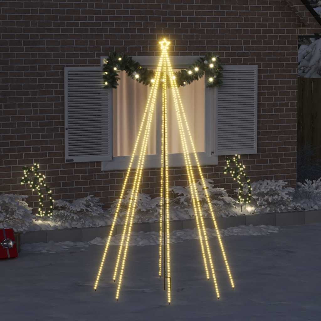 Kerstboomverlichting waterval binnen buiten 400 LED's 2,5 m is nu te koop bij PeponiXL, paradijselijk wonen!