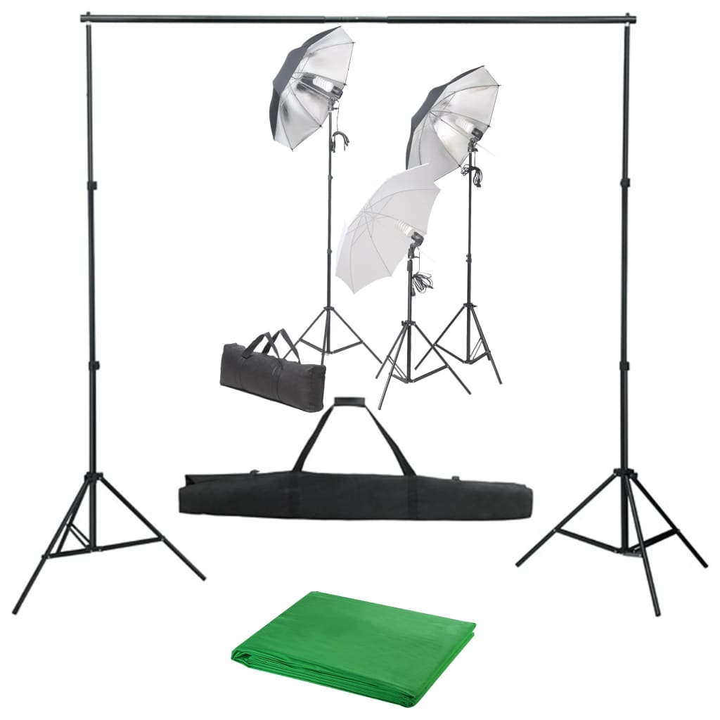 Fotostudioset met verlichtingsset en achtergrond is nu te koop bij PeponiXL, paradijselijk wonen!