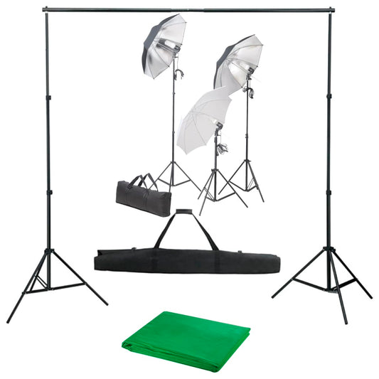 Fotostudioset met verlichtingsset en achtergrond is nu te koop bij PeponiXL, paradijselijk wonen!