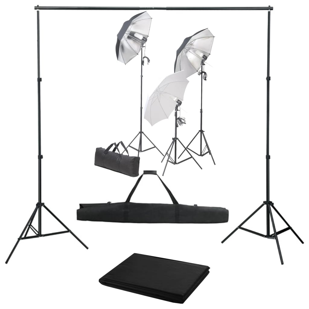 Fotostudioset met verlichtingsset en achtergrond is nu te koop bij PeponiXL, paradijselijk wonen!