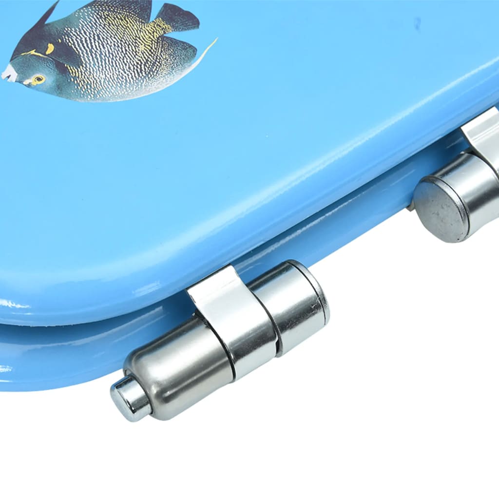 Toiletbril met soft-close deksel diepzee MDF is nu te koop bij PeponiXL, paradijselijk wonen!