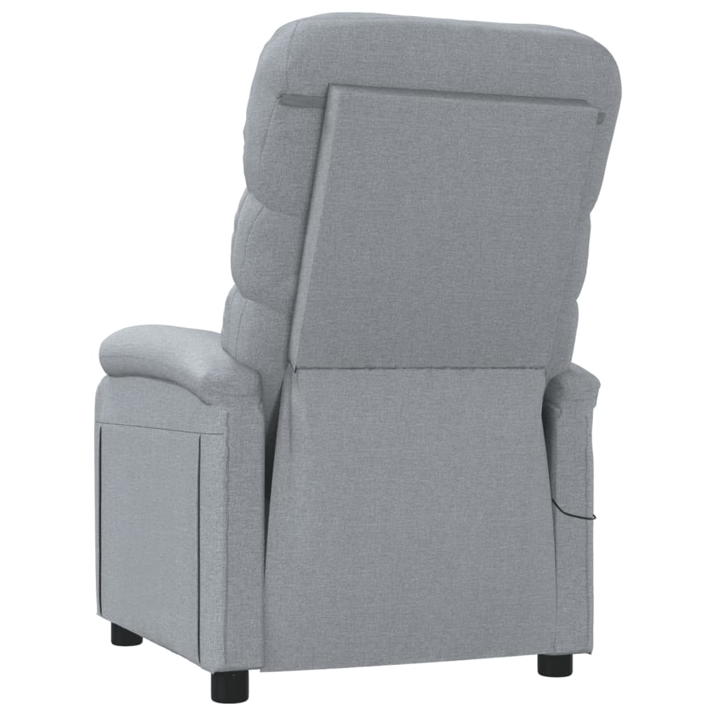 Massagestoel stof lichtgrijs is nu te koop bij PeponiXL, paradijselijk wonen!