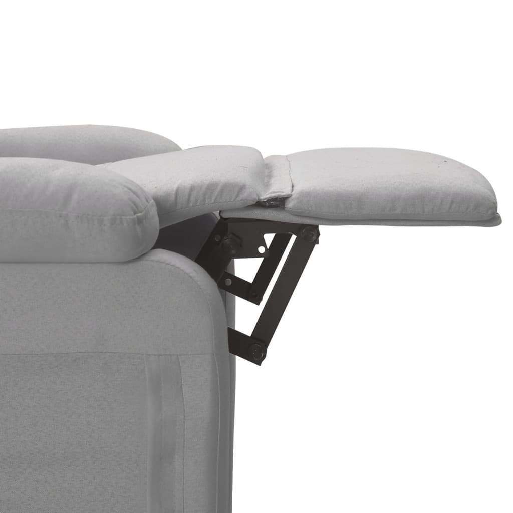 Massagestoel stof lichtgrijs is nu te koop bij PeponiXL, paradijselijk wonen!