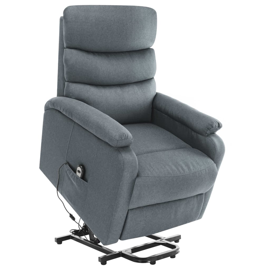 Sta-op-massagestoel stof lichtgrijs is nu te koop bij PeponiXL, paradijselijk wonen!