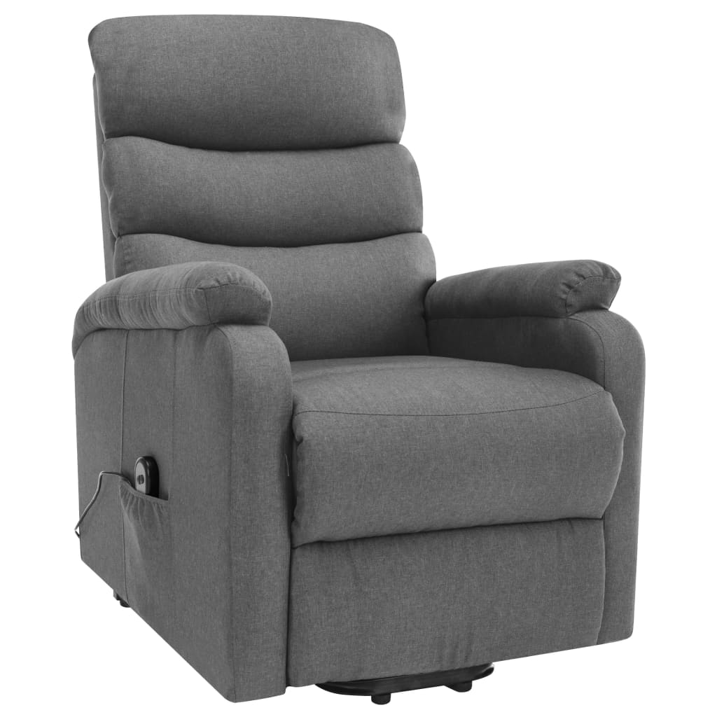Sta-op-massagestoel stof lichtgrijs is nu te koop bij PeponiXL, paradijselijk wonen!