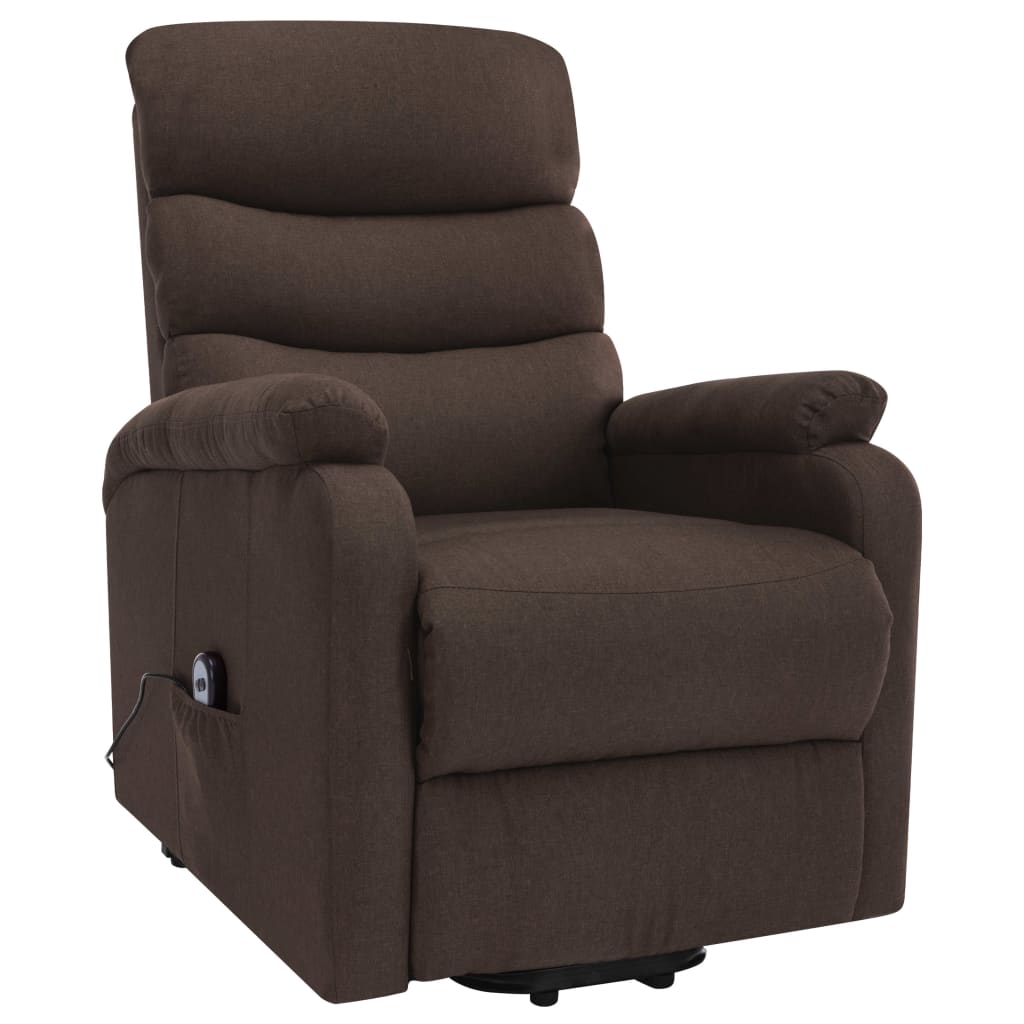 Sta-op-massagestoel stof bruin is nu te koop bij PeponiXL, paradijselijk wonen!