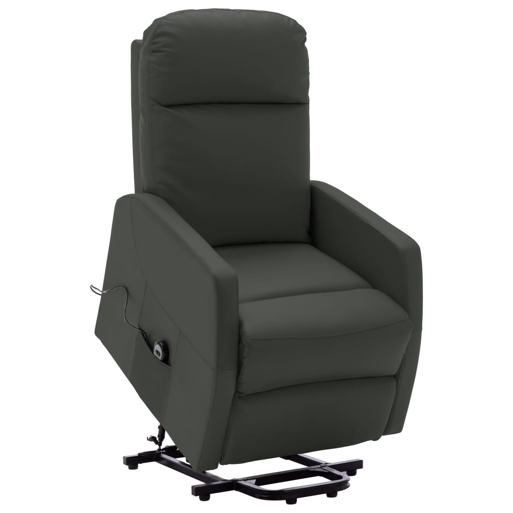 Sta-op-stoel kunstleer antracietkleurig is nu te koop bij PeponiXL, paradijselijk wonen!