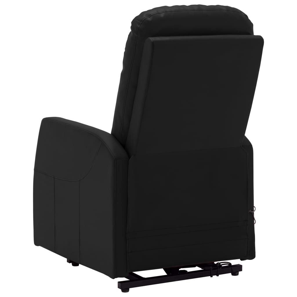 Sta-op-massagestoel kunstleer zwart is nu te koop bij PeponiXL, paradijselijk wonen!