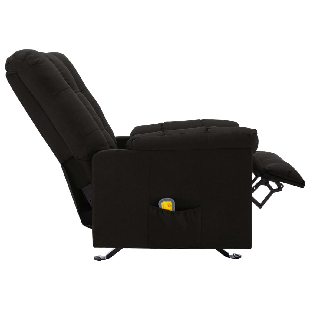 Massagestoel verstelbaar stof zwart is nu te koop bij PeponiXL, paradijselijk wonen!