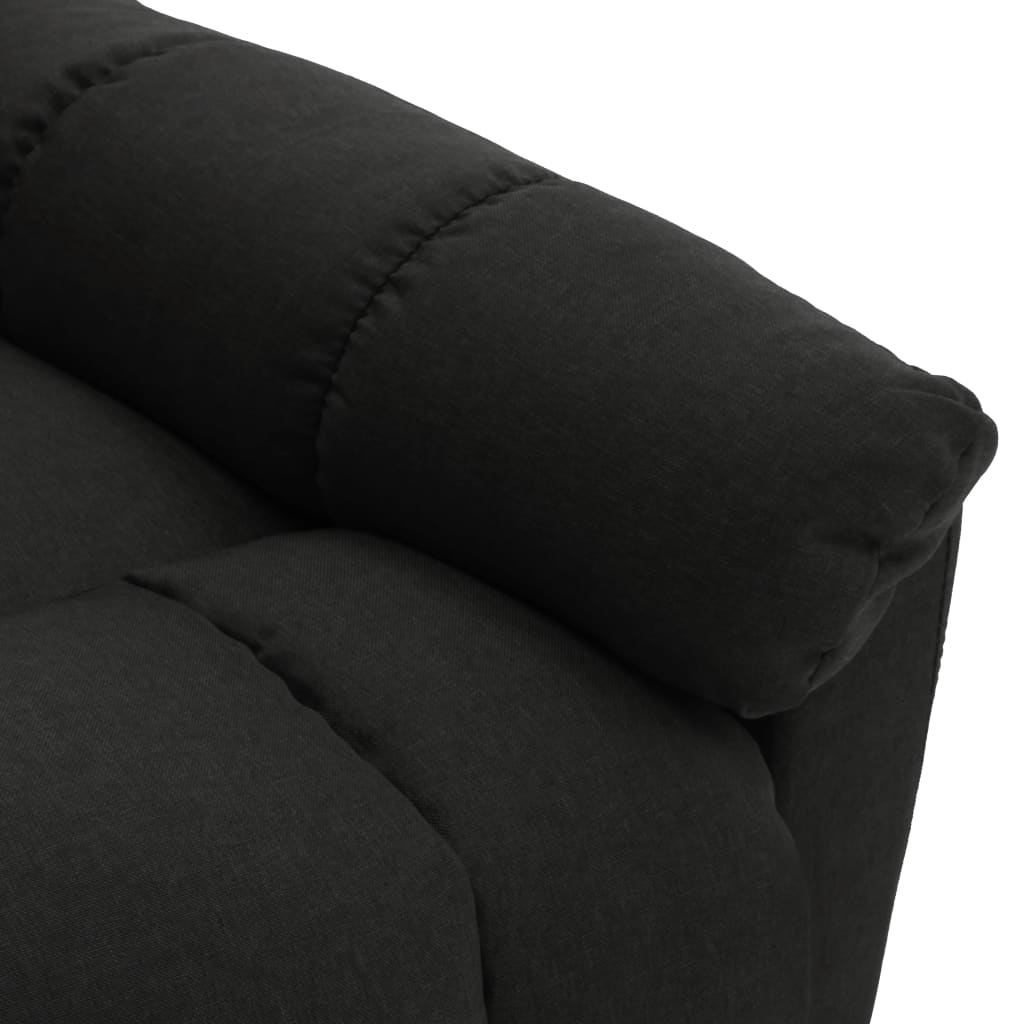 Massagestoel verstelbaar stof zwart is nu te koop bij PeponiXL, paradijselijk wonen!