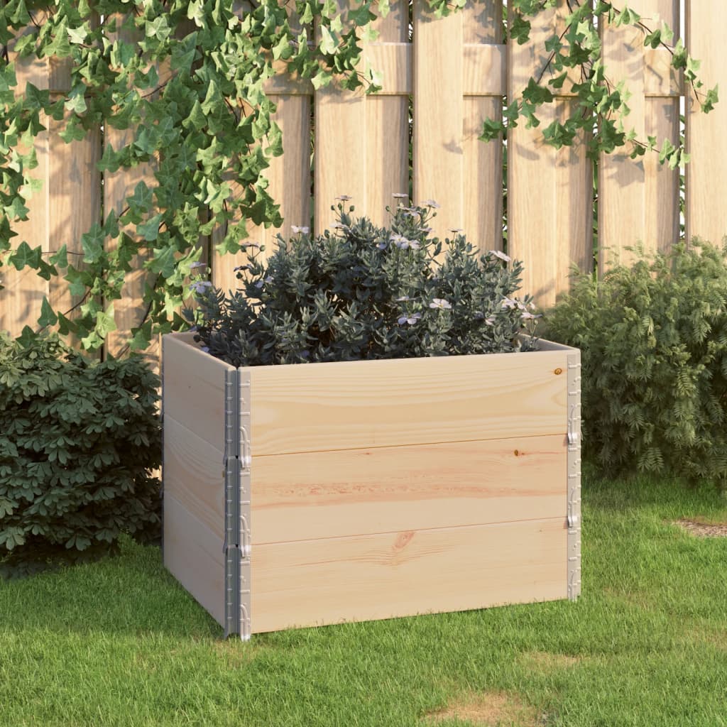 3 st Plantenbakken verhoogd 60x80 cm massief grenenhout is nu te koop bij PeponiXL, paradijselijk wonen!