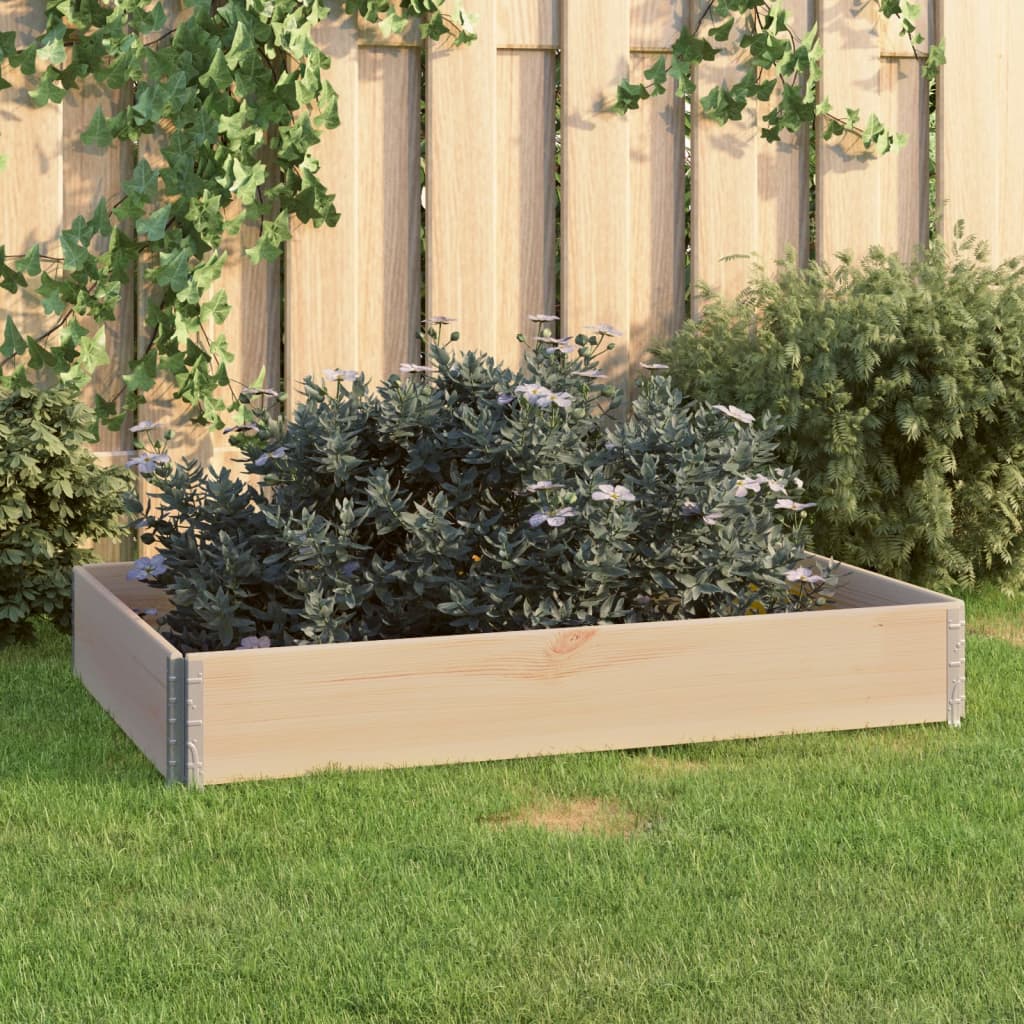 Plantenbak verhoogd 80x120 cm massief grenenhout is nu te koop bij PeponiXL, paradijselijk wonen!