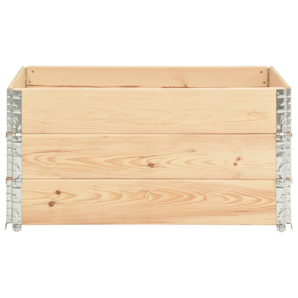 3 st Plantenbakken verhoogd 80x120 cm massief grenenhout is nu te koop bij PeponiXL, paradijselijk wonen!