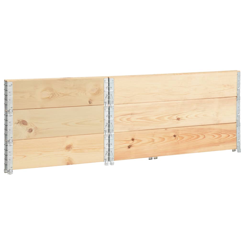 3 st Plantenbakken verhoogd 80x120 cm massief grenenhout is nu te koop bij PeponiXL, paradijselijk wonen!